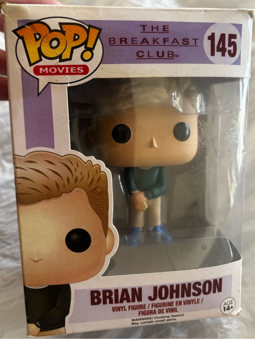 Funko Pop Movies The Breakfast Club Brian Johnson #145 Vinyl Figure w/ Box